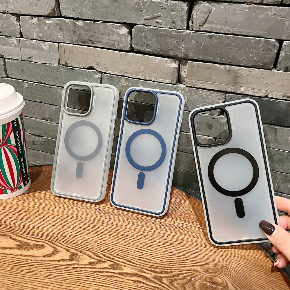 Magnetic Wireless Charging Smoke Phone Case