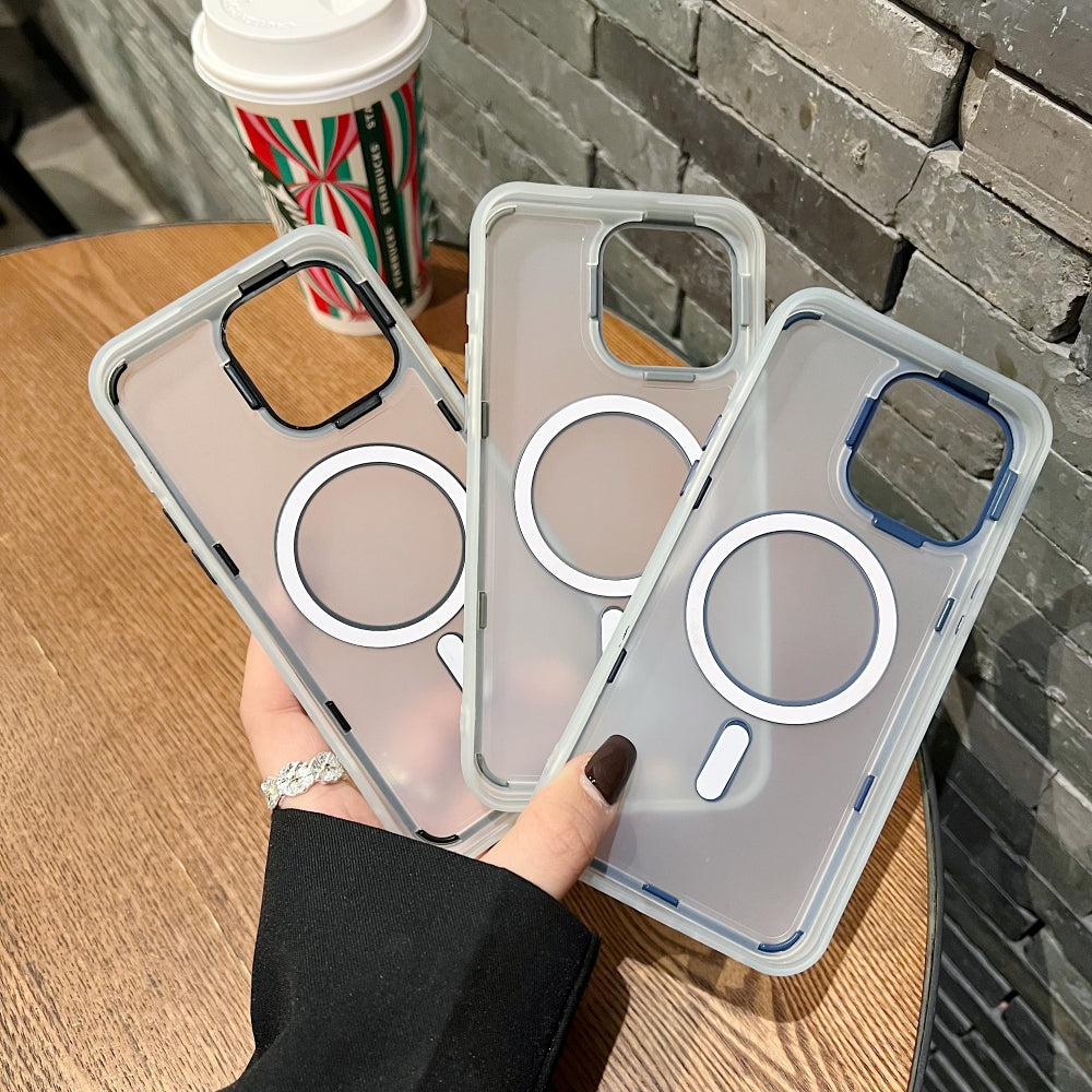 Magnetic Wireless Charging Smoke Phone Case