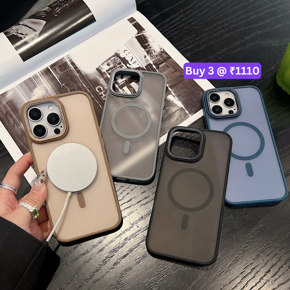 Metal Smoke Magsafe PC (Hard) | TPU (Soft) Phone Case - iPhone 15 Plus