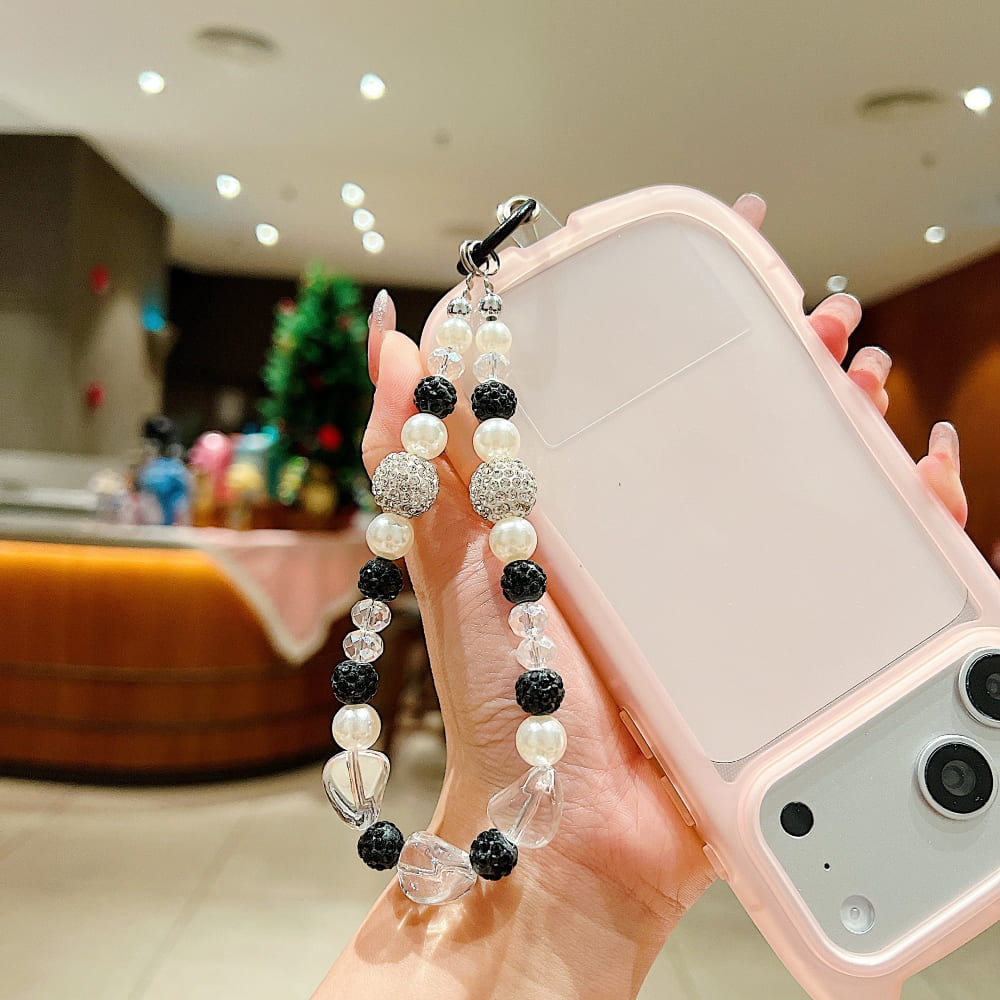 Midnight Pearl Phone Charm