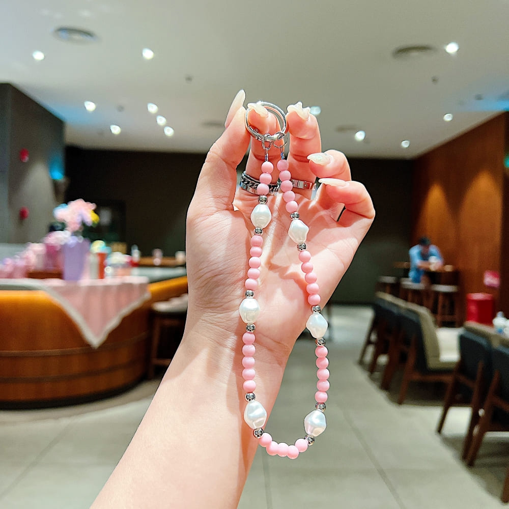 Onyx Wrist Phone Charm | Keychain | Handbag Charm