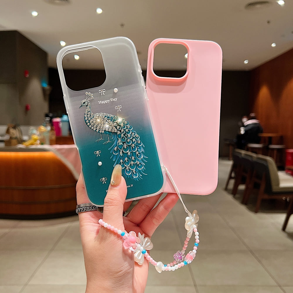 Peacock Glam Phone Case
