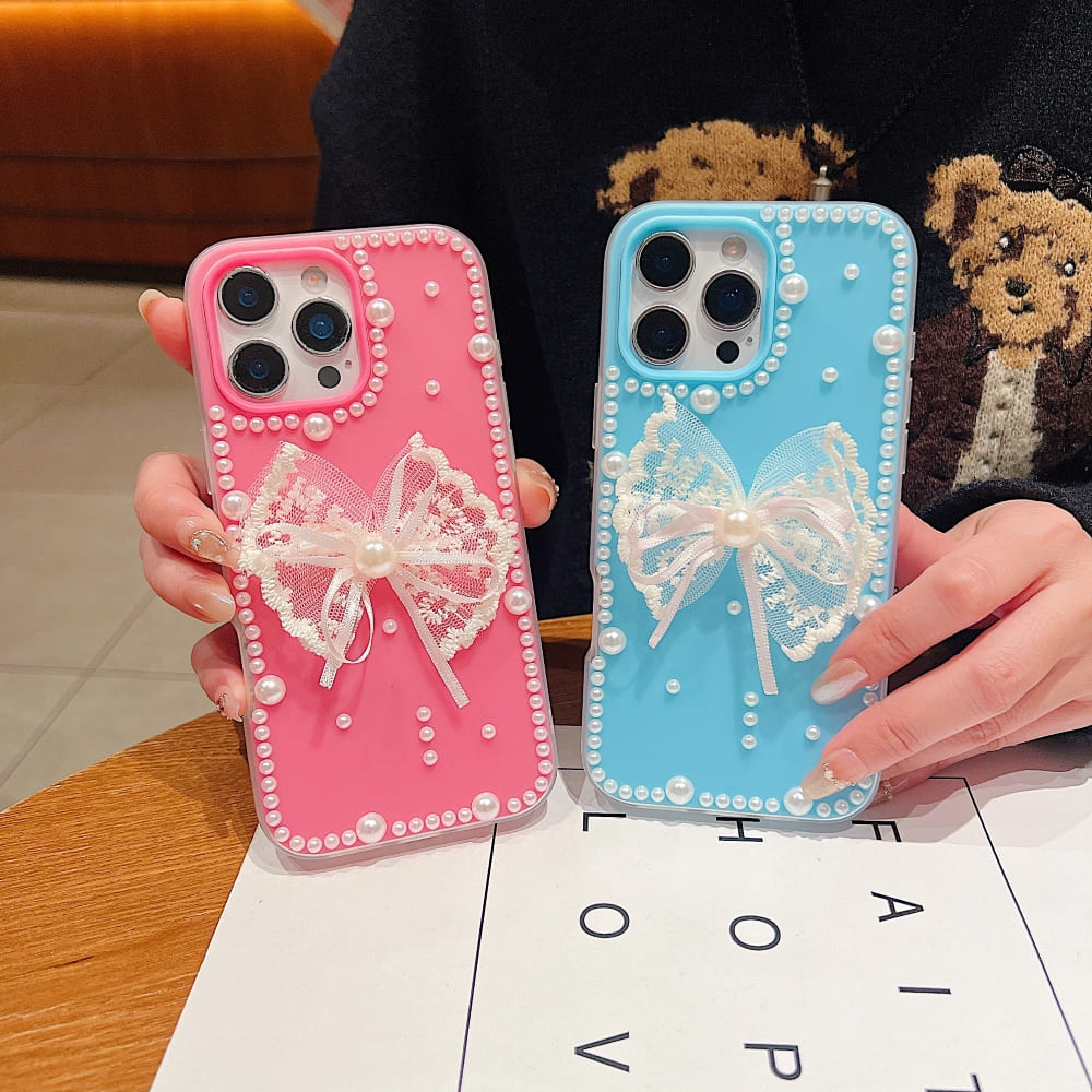 Pearl Bow Princess Phone Case