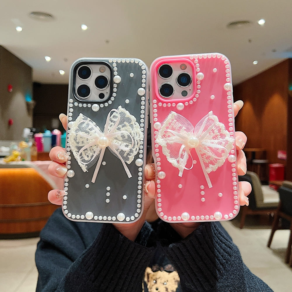 Pearl Bow Princess Phone Case