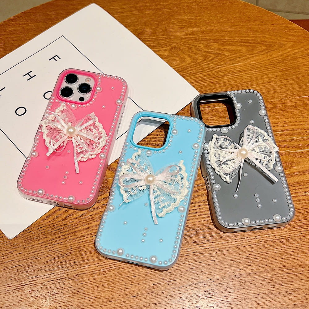 Pearl Bow Princess Phone Case