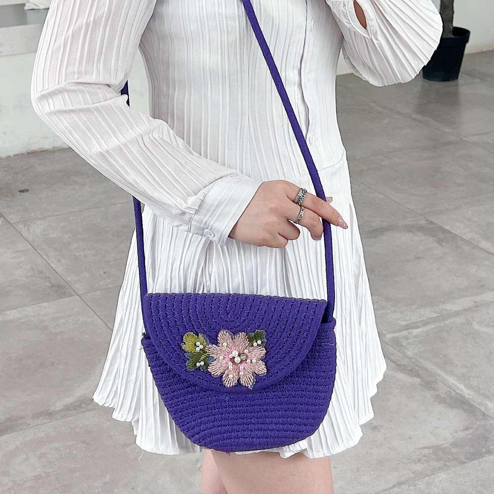 Pearl Petal Chic Sling Bag