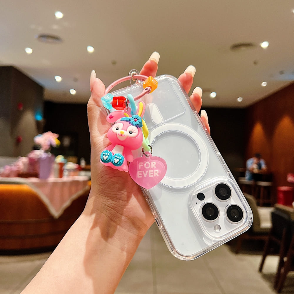 Playful Rainbow Candy Vibe Phone Charm | Keychain | Handbag Charm