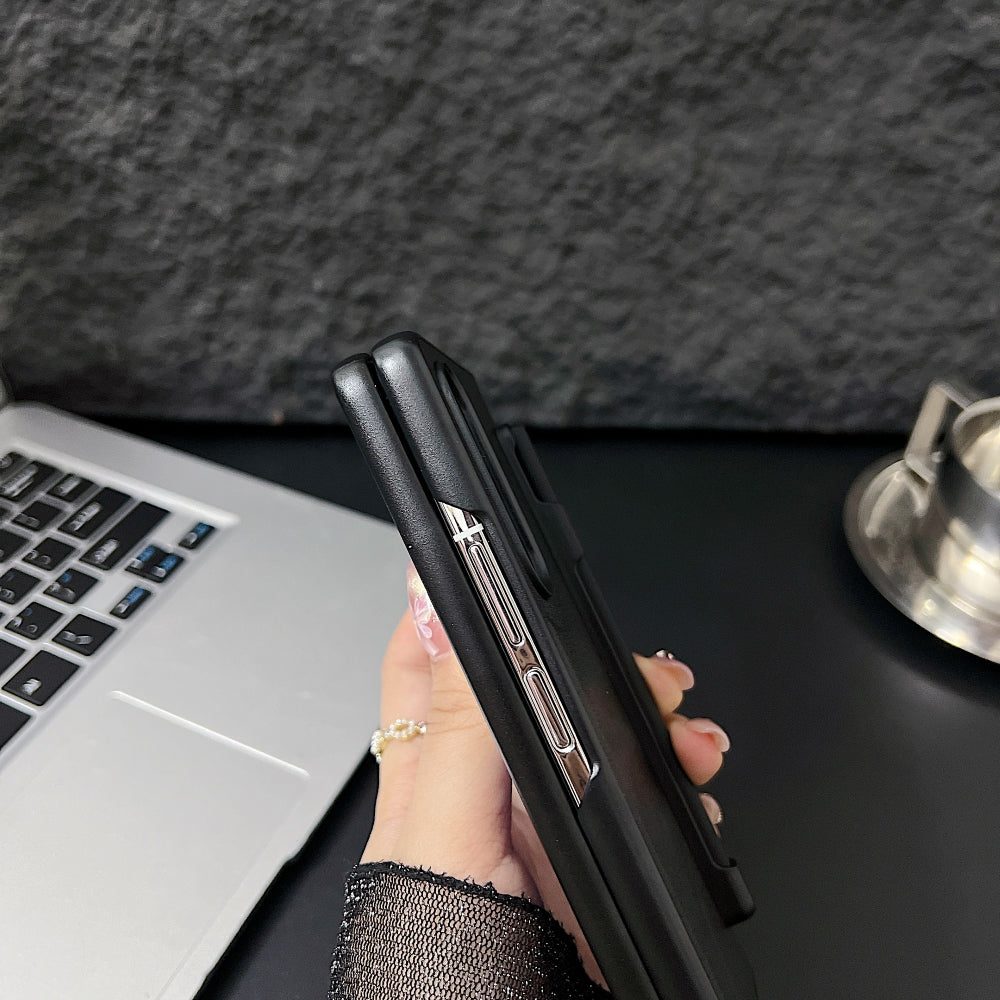 Premium Leather Lightweight Slim Fit Phone Case with Pen Slot - Samsung Z Fold 5