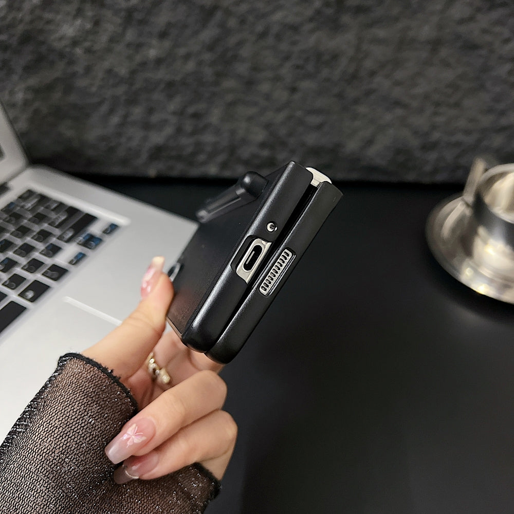 Premium Leather Lightweight Slim Fit Phone Case with Pen Slot - Samsung Z Fold 5