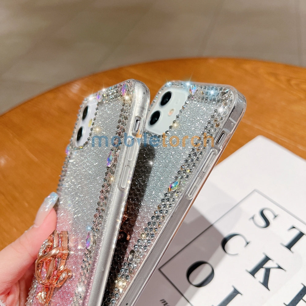 Rose Diamond TPU (Soft) Phone Case - iPhone 14 Pro