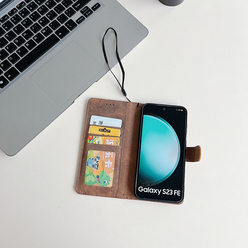 Shockproof PU Leather Flip Phone Case