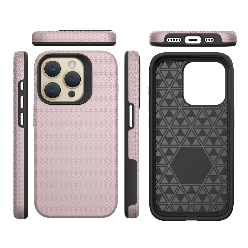 Shockproof Rugged Metal Button TPU (Soft) | PC (Hard) Phone Case - iPhone 11