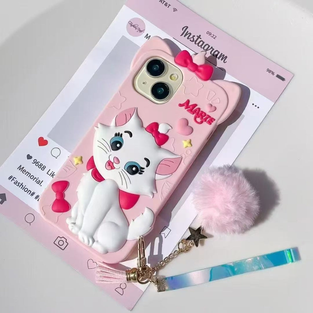Silicone 3D Meow Chic Phone Case