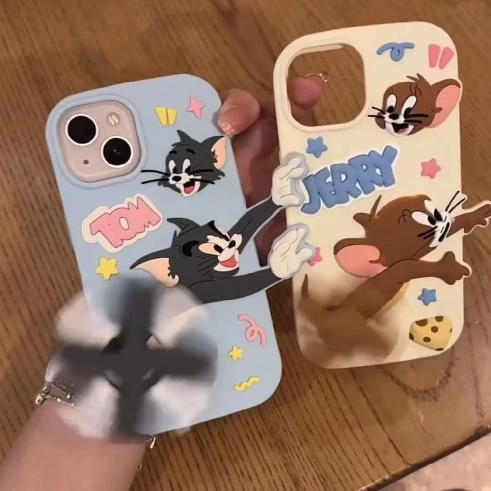 Silicone Soft 3D Running Cartoon Phone Case