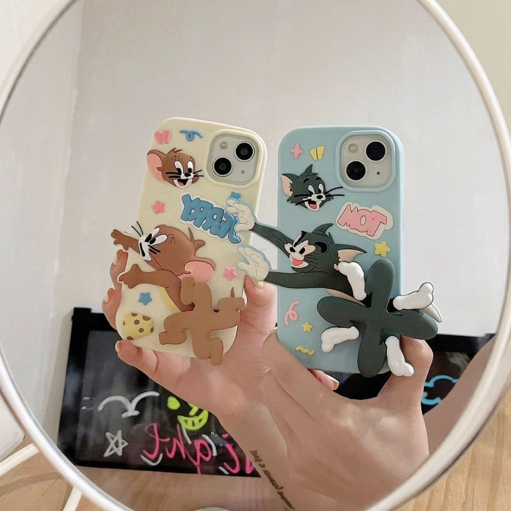 Silicone Soft 3D Running Cartoon Phone Case
