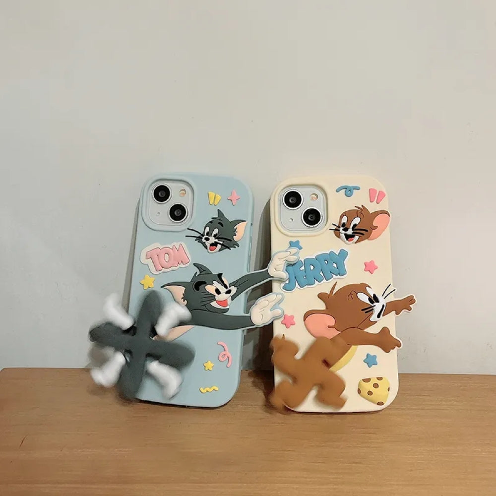 Silicone Soft 3D Running Cartoon Phone Case