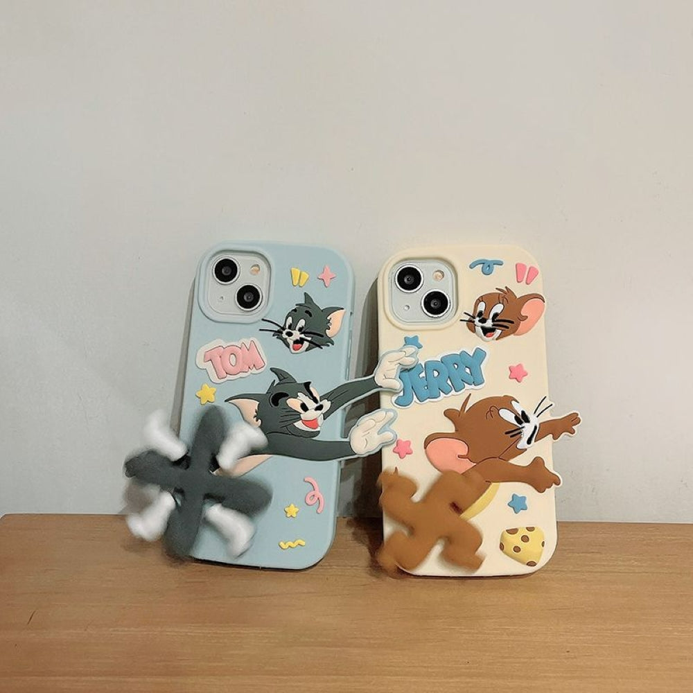 Silicone Soft 3D Running Cartoon Phone Case