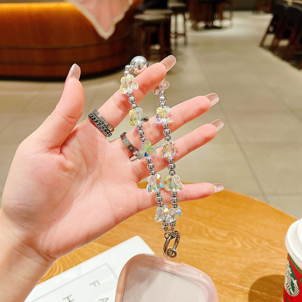 Silver Fairy Wings Phone Charms