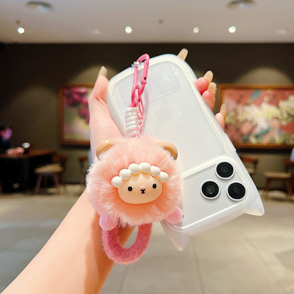 Soft Puff Sheep Phone Charm | Keychain | Handbag Charm