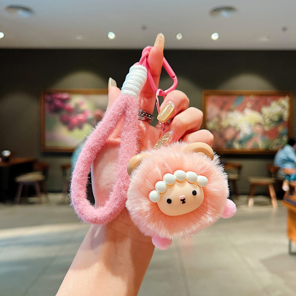Soft Puff Sheep Phone Charm | Keychain | Handbag Charm