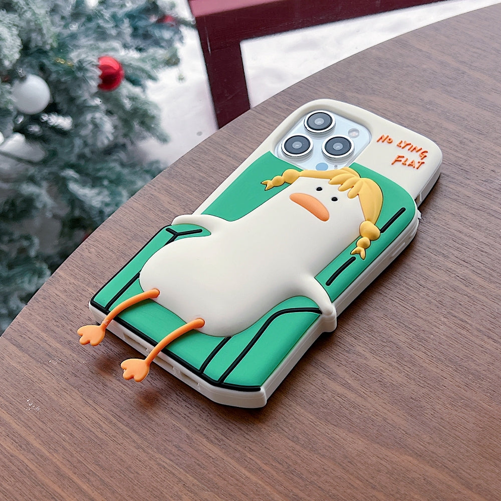 Soft Silicone Ducklings Phone Case - iPhone 12 Pro