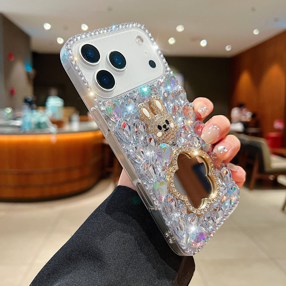 Sparkle Bunny Mirror Phone Case