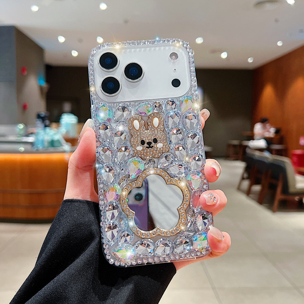 Sparkle Bunny Mirror Phone Case