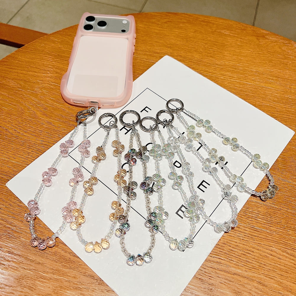 Starlight Glass Beads Phone Charms