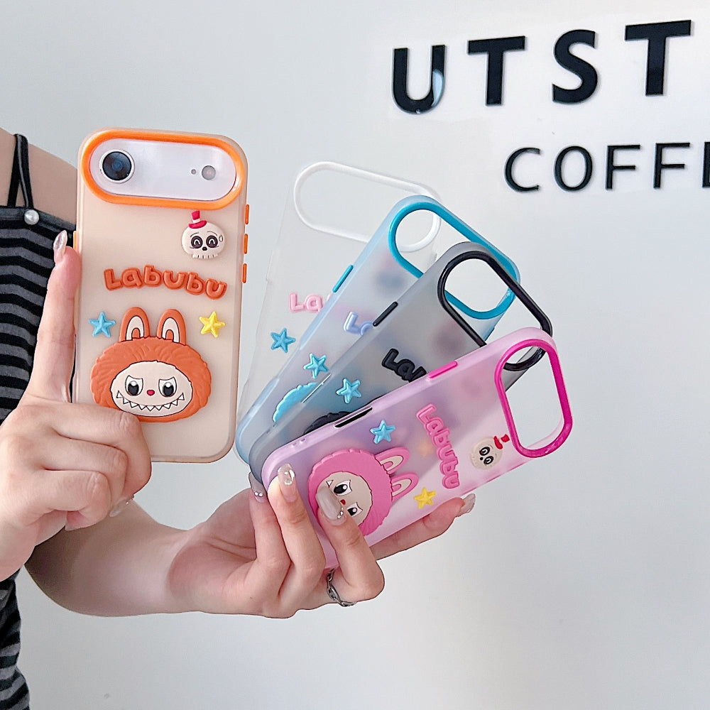 TPU (Soft) Labubu Character Protective Phone Case | Mobile Cover - iPhone 15 Pro