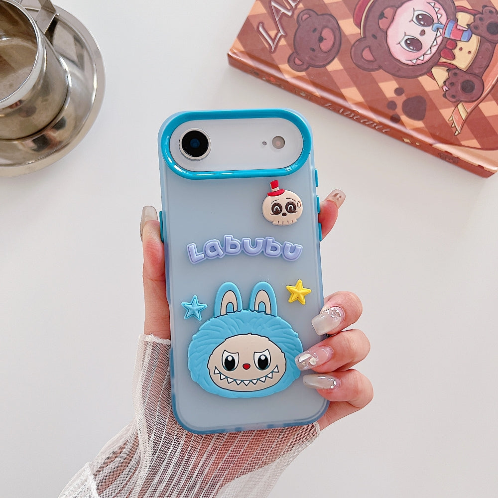 TPU (Soft) Labubu Character Protective Phone Case | Mobile Cover - iPhone 15 Pro