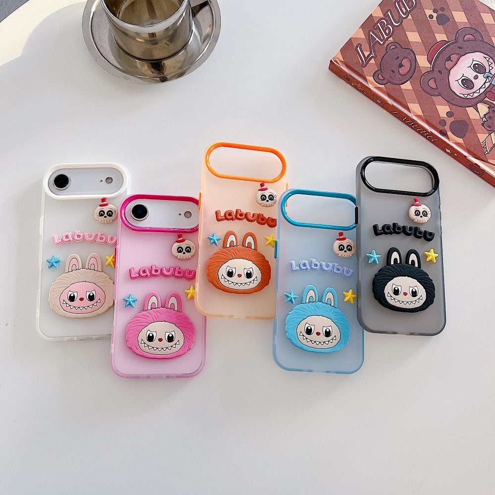 TPU (Soft) Labubu Character Protective Phone Case | Mobile Cover - iPhone 15 Pro