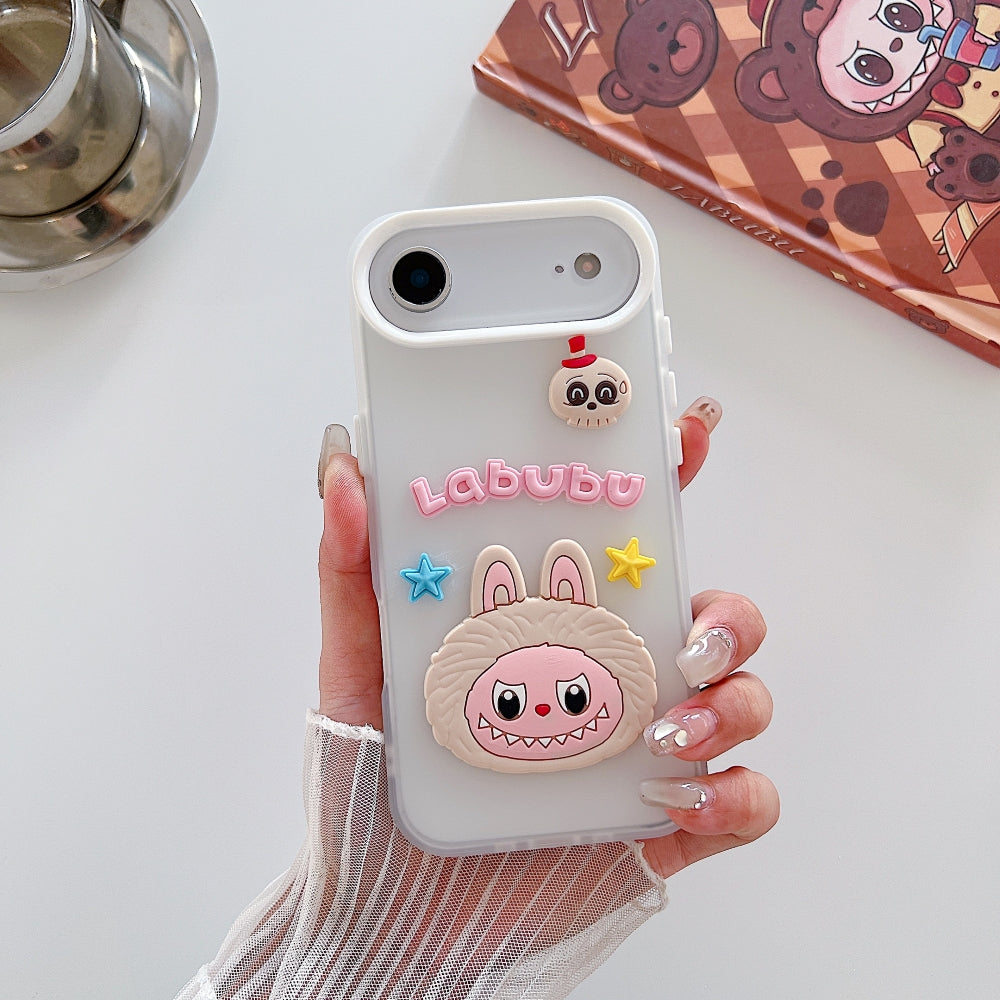 TPU (Soft) Labubu Character Protective Phone Case | Mobile Cover - iPhone 15 Pro