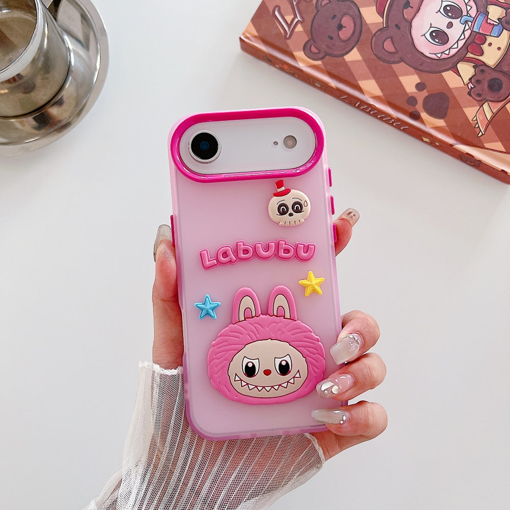 TPU (Soft) Labubu Character Protective Phone Case | Mobile Cover - iPhone 15 Pro