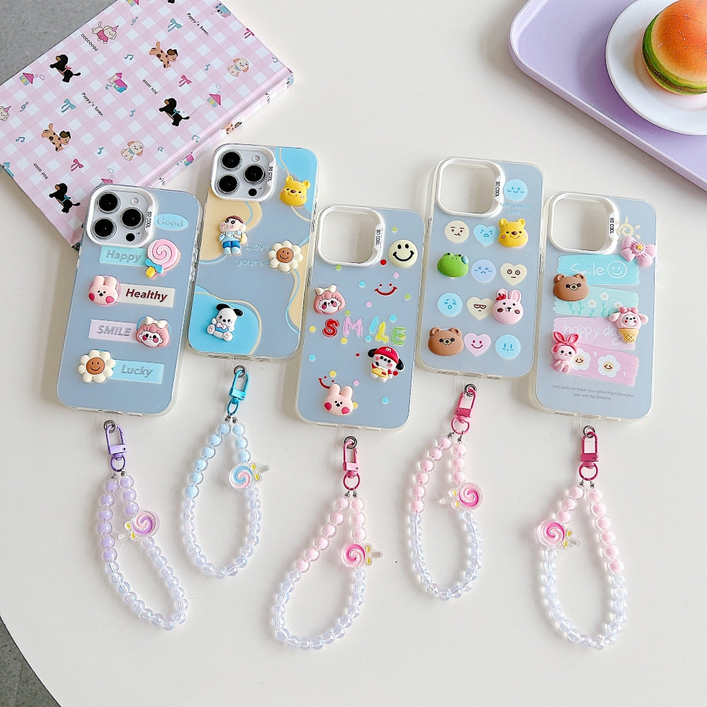 Toy Printed Phone Case with Bracelet