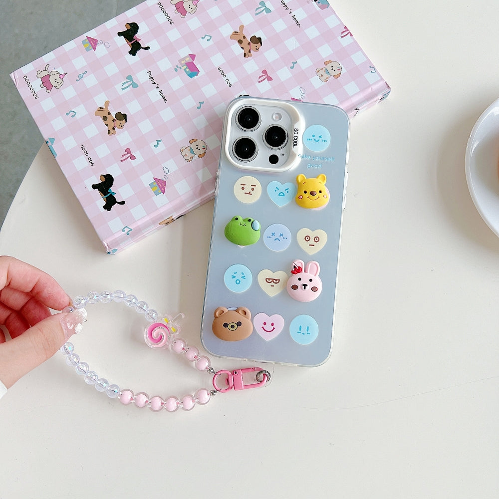 Toy Printed Phone Case with Bracelet
