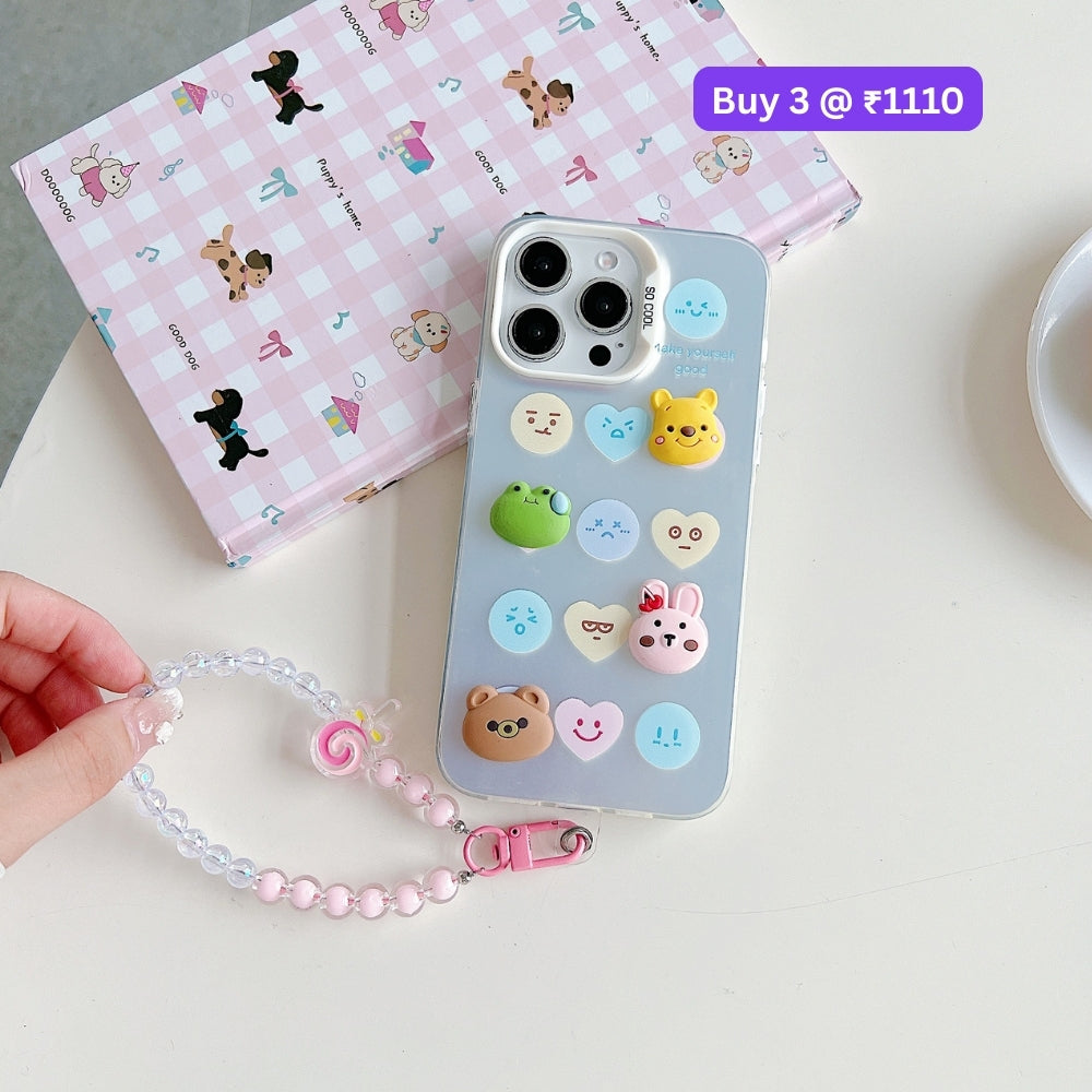 Toy PC (Hard) Printed Phone Case with Bracelet | Mobile Cover - iPhone 14