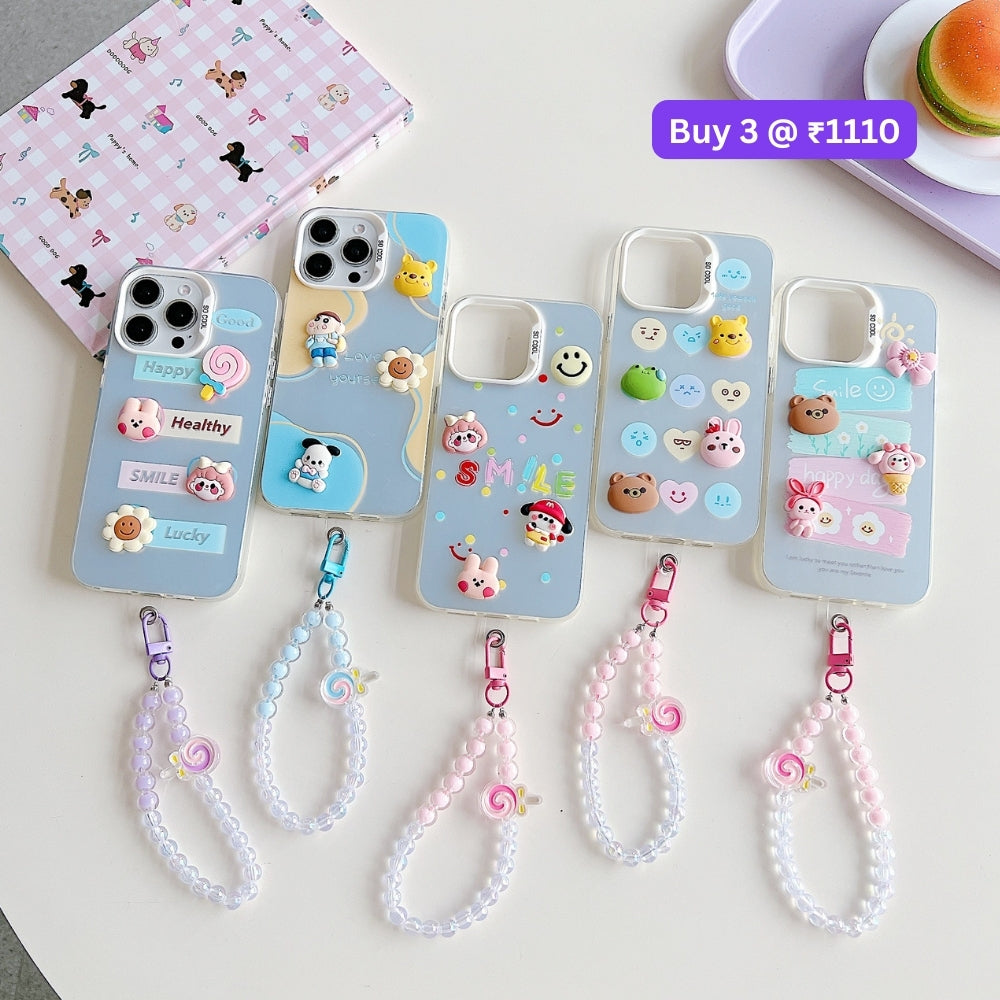 Toy PC (Hard) Printed Phone Case with Bracelet | Mobile Cover - iPhone 13