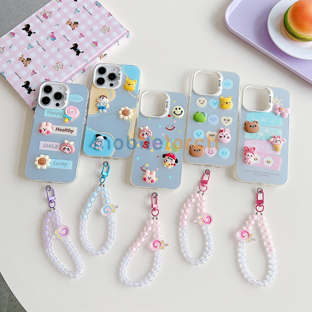 Toy PC (Hard) Printed Phone Case with Bracelet | Mobile Cover - Vivo Y16