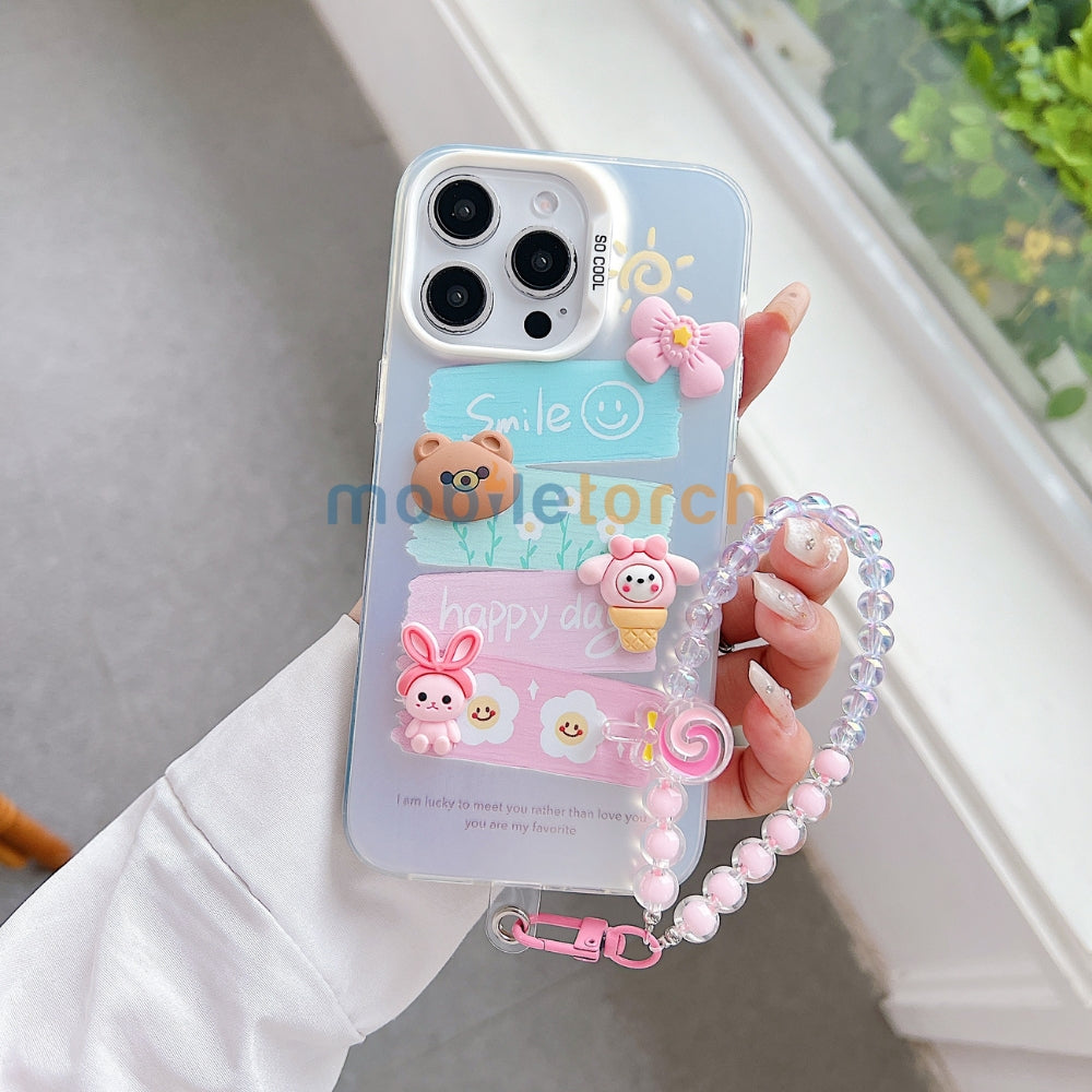 Toy PC (Hard) Printed Phone Case with Bracelet | Mobile Cover - Realme 14 Pro Plus