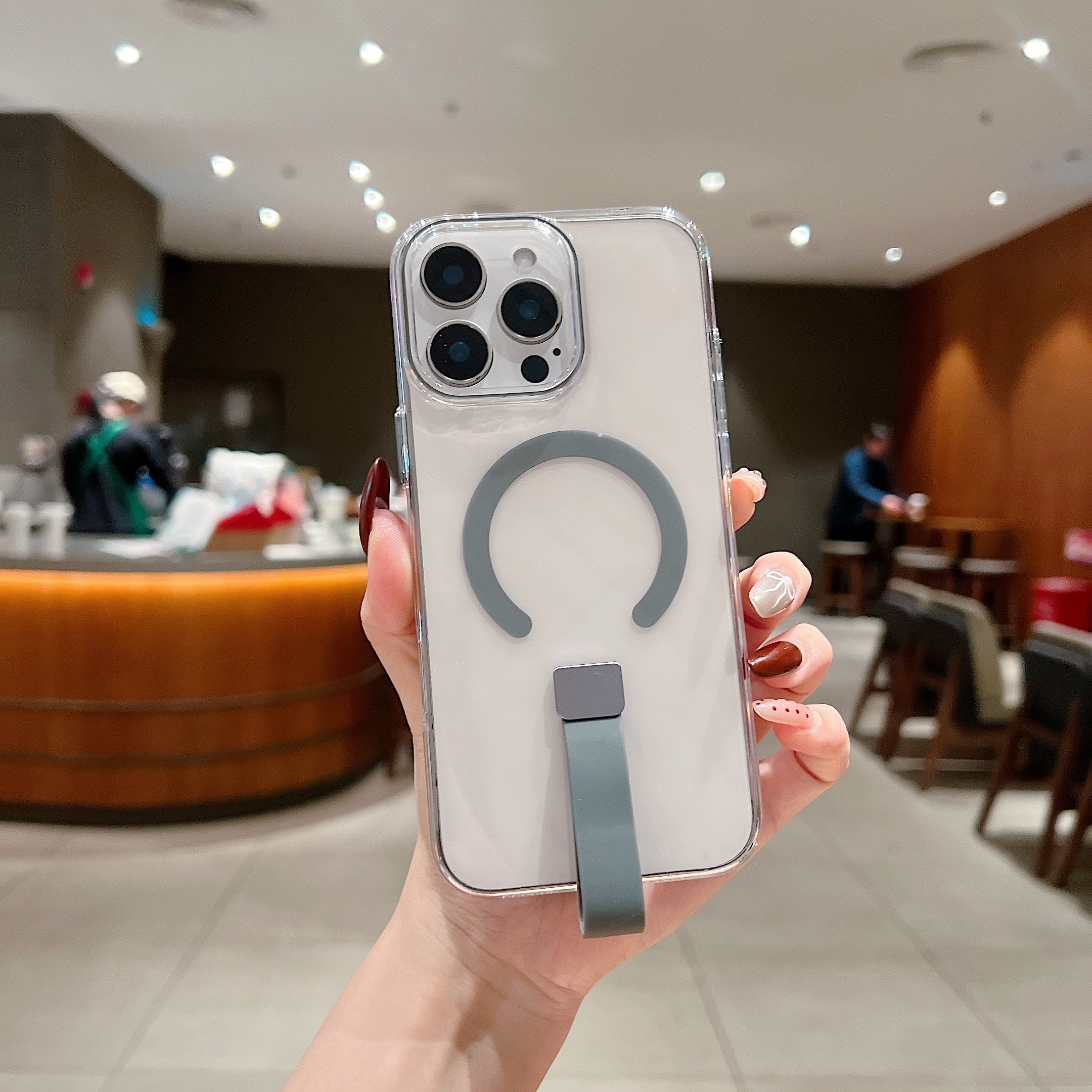 Transparent Color Wireless Charging Phone Case