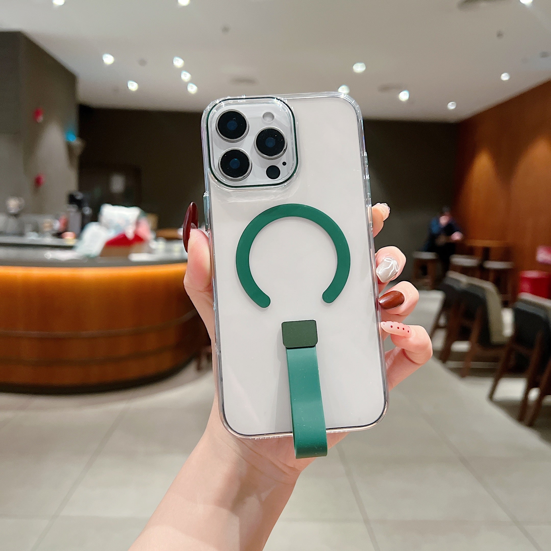 Transparent Color Wireless Charging Phone Case