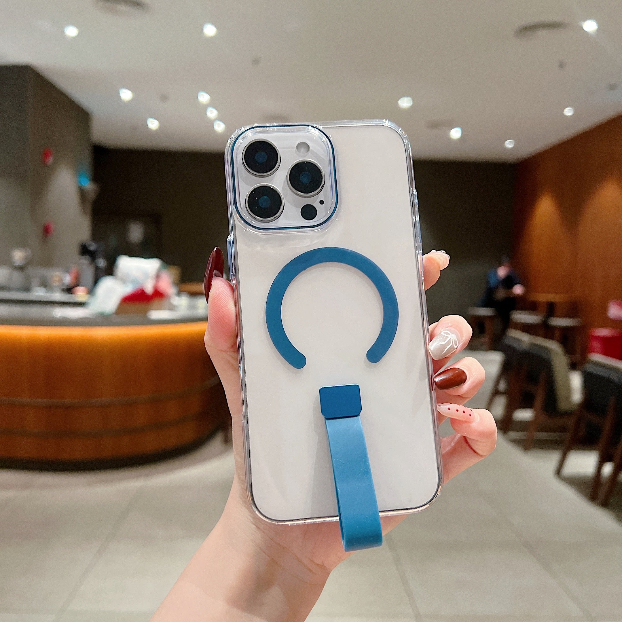 Transparent Color Wireless Charging Phone Case