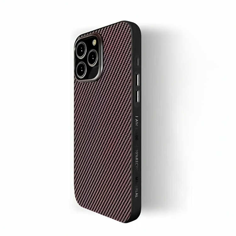 Ultra Thin Carbon Fiber Texture Matte Magsafe Phone Case