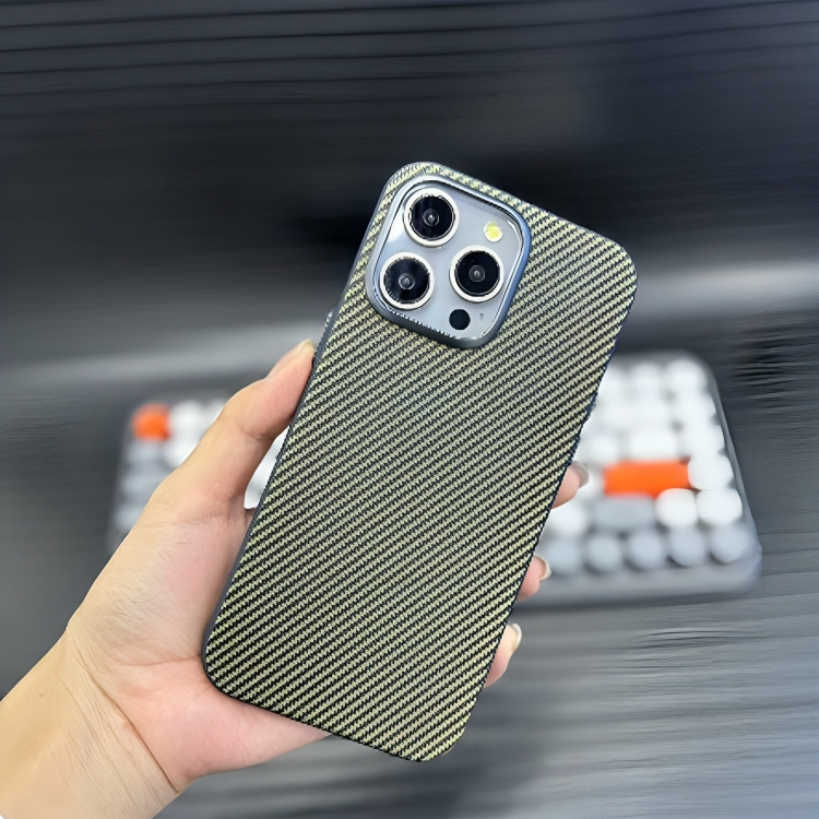Ultra Thin Carbon Fiber Texture Matte Magsafe Phone Case