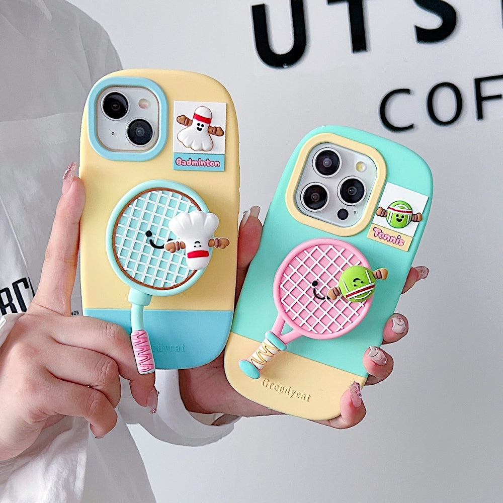 Unique Tennis Silicone Phone Case