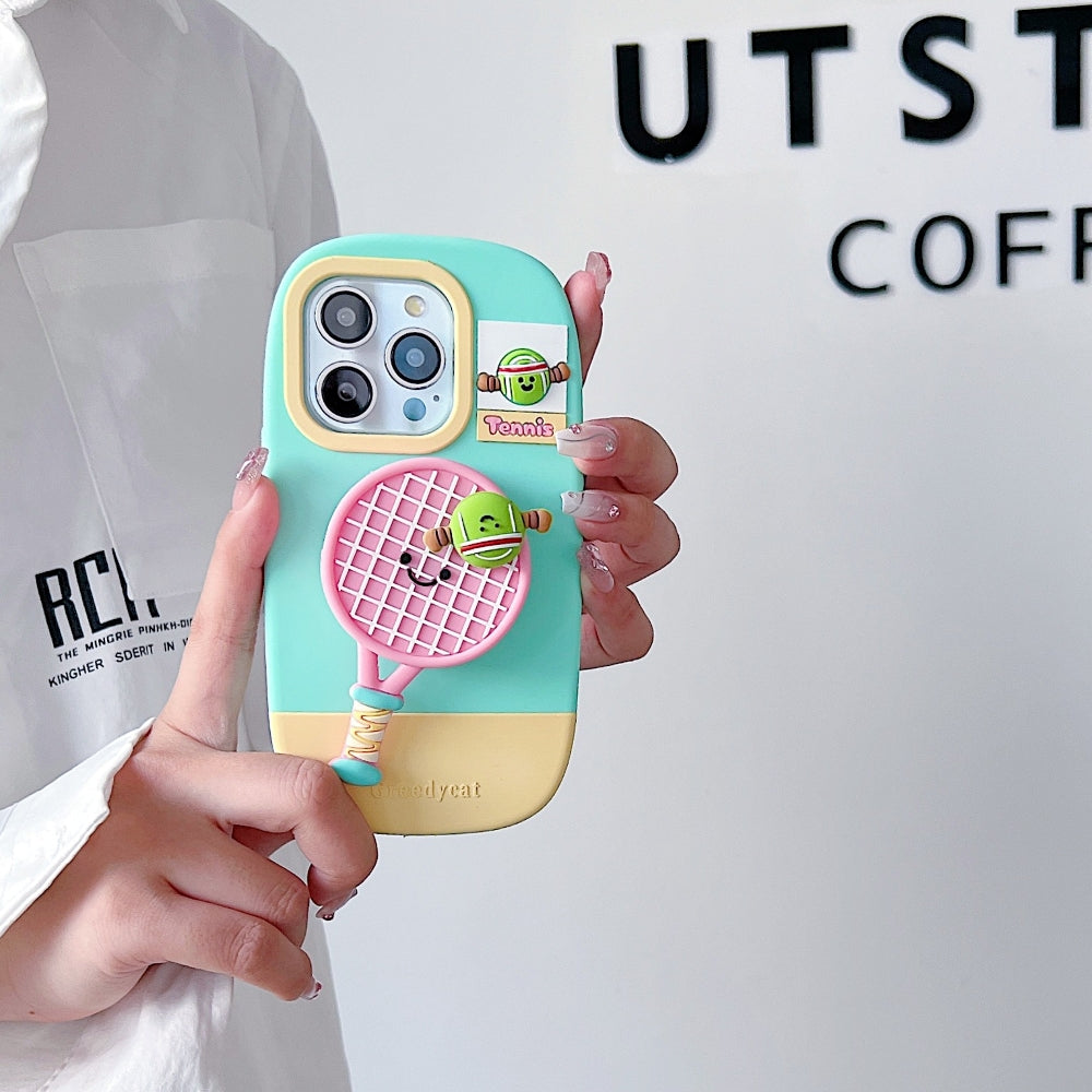 Unique Tennis Silicone Phone Case