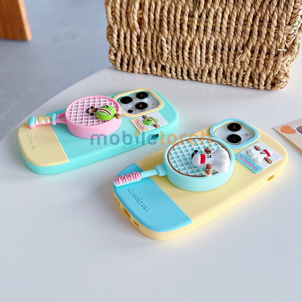 Unique Tennis Silicone Soft Phone Case | Mobile Cover - iPhone 14 Pro Max