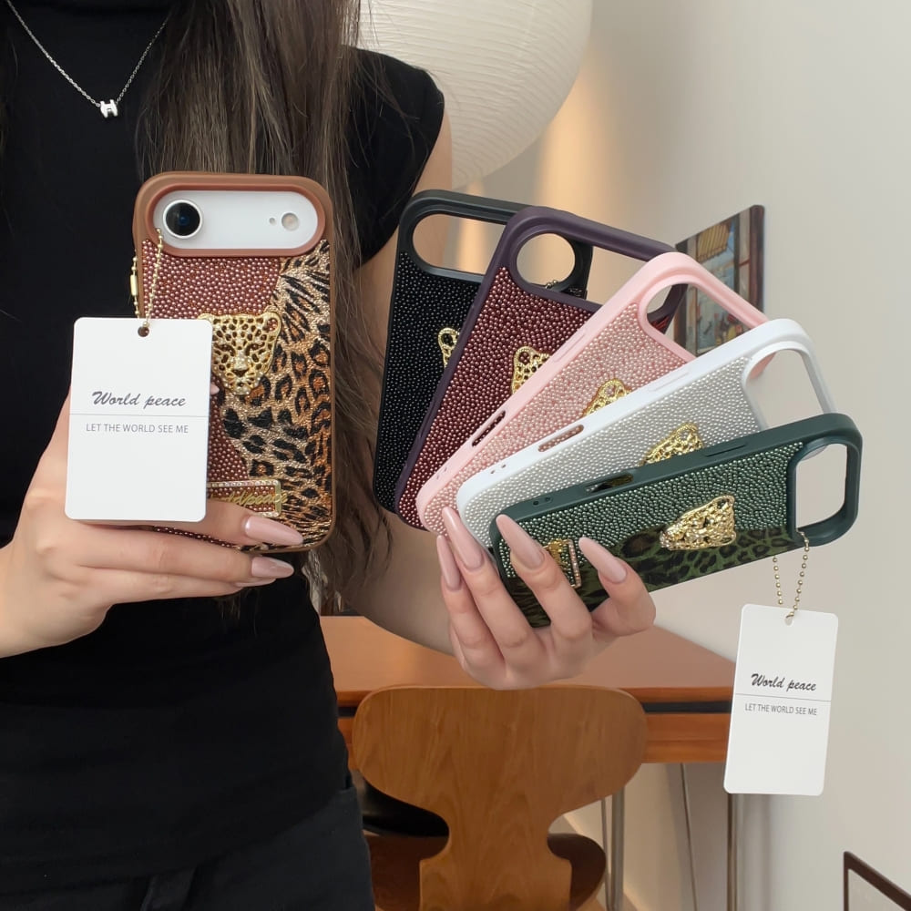 Urban Leopard Glow Phone Case