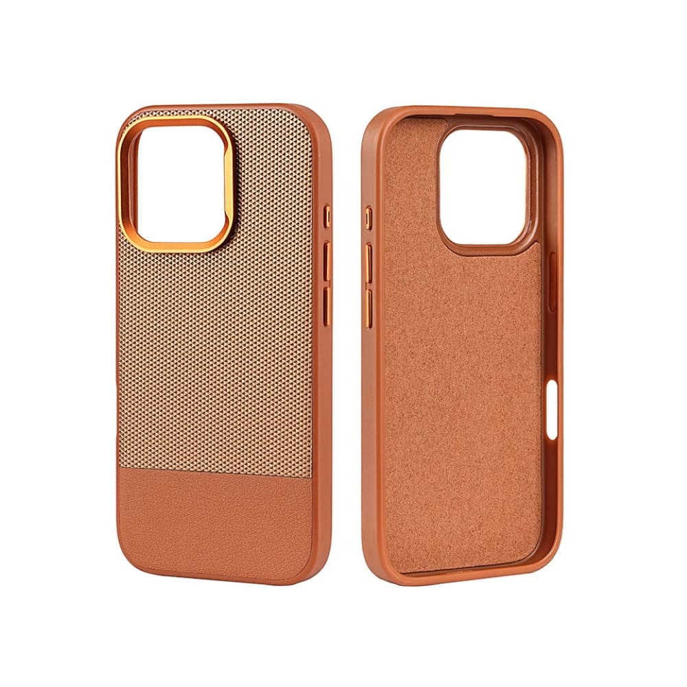 Vegan Leather Metro Weave Phone Case