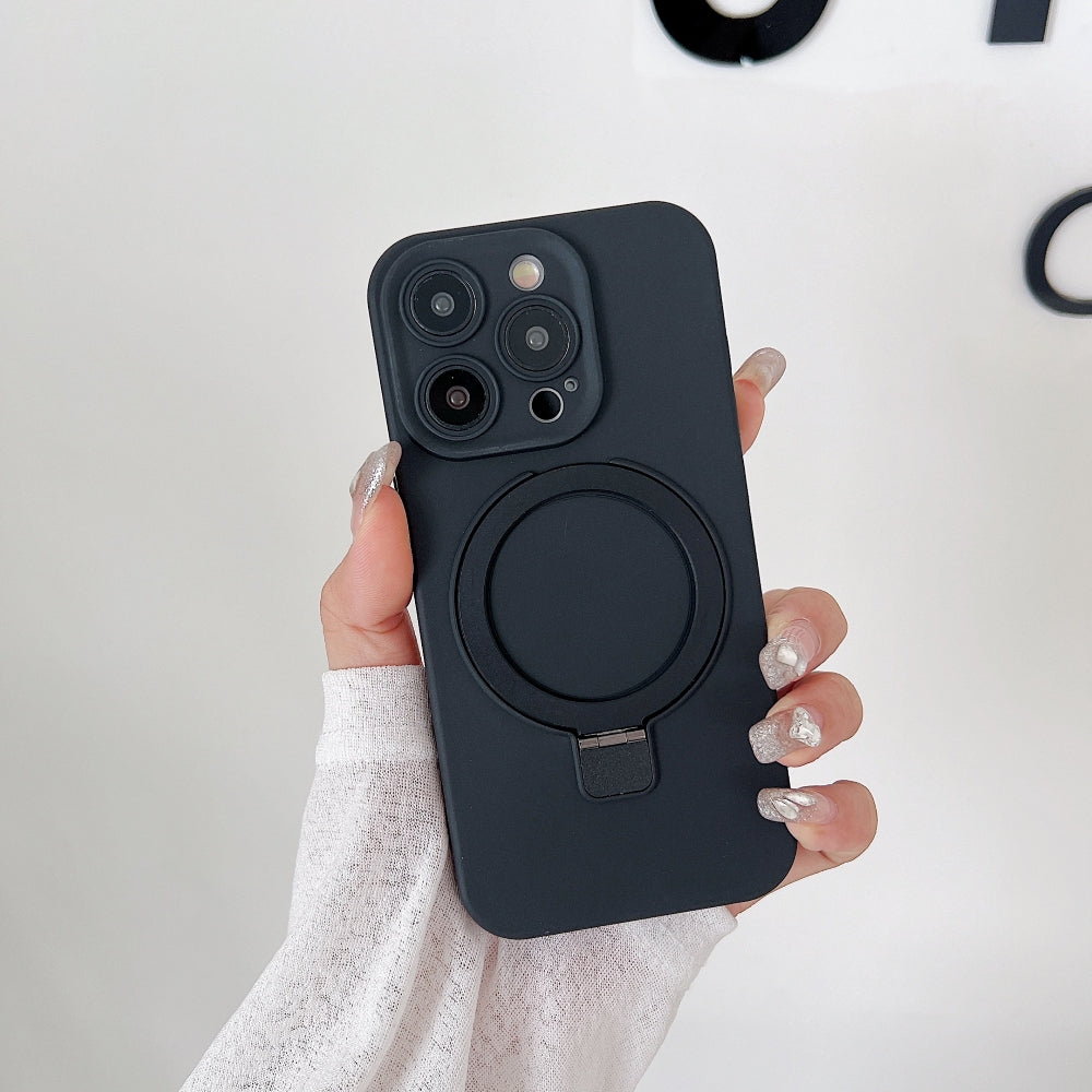 Wireless Charging Kickstand Phone Case - iPhone 15 Plus